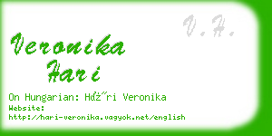 veronika hari business card